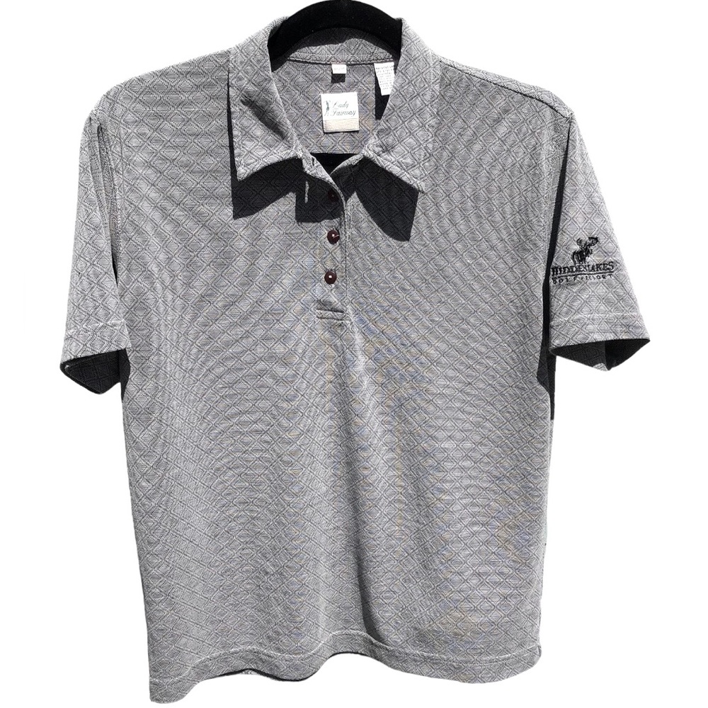 Lady Fairway Golf Polo Shirt Sz M